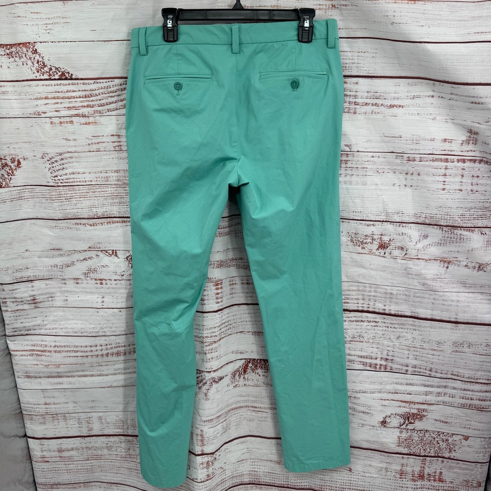 Vineyard Vines On The Go Pants Mens 32x32 Aqua Teal Chinos Casual Athletic Golf - Picture 5 of 8